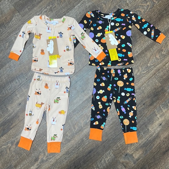Angel Dear Bamboo Halloween Jammies Lot Pajamas